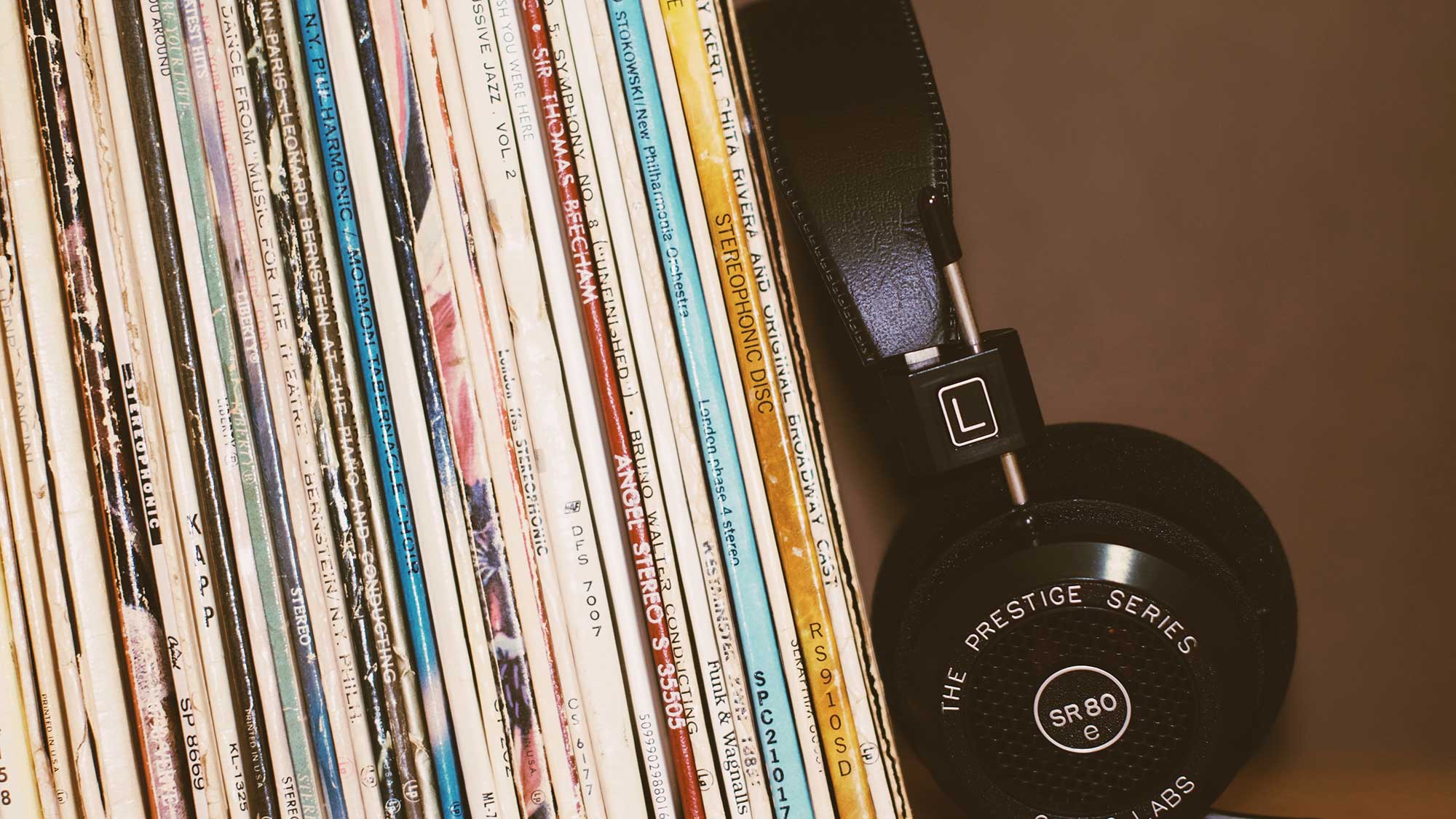 Unsplash photo of vinyl records