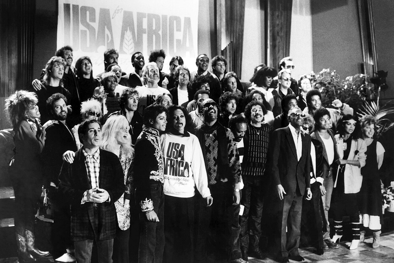 Publicity photo from USA for Africa