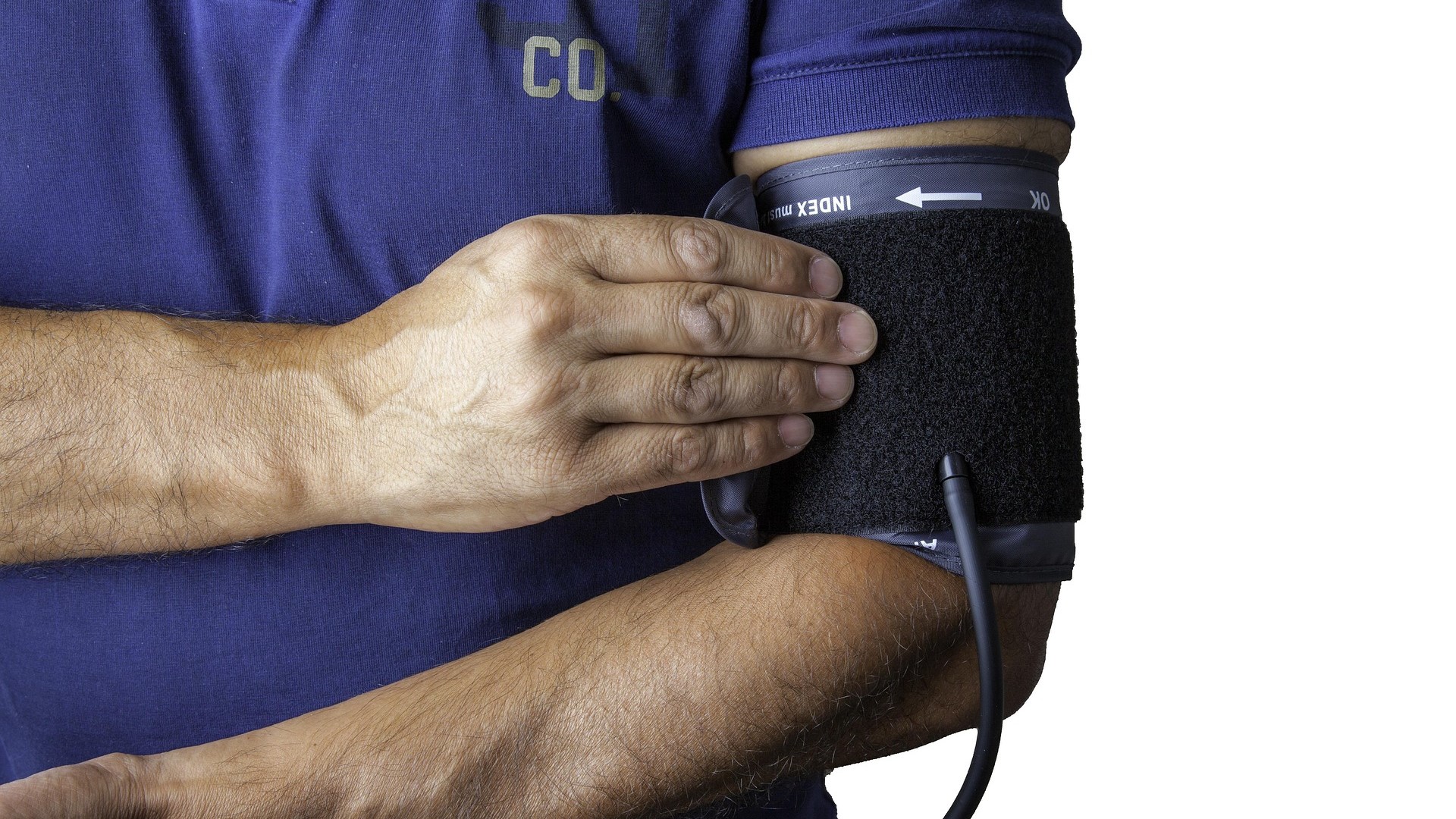 Pixabay photo of blood pressure monitor on arm