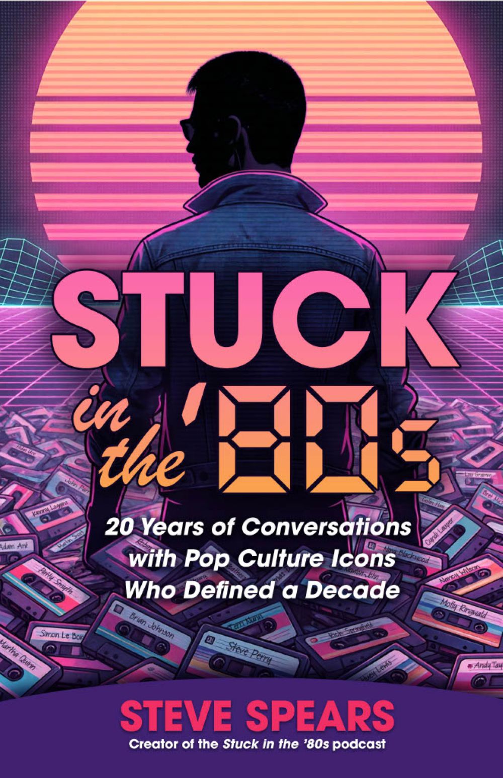 Stuck in the '80s book cover by Steve Spears
