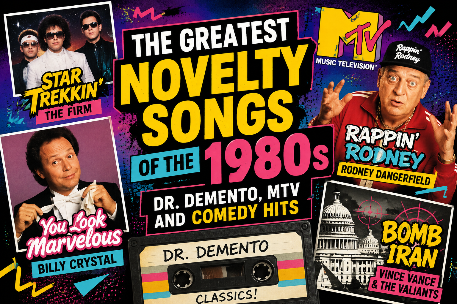 The Greatest Novelty Songs of the 1980s: Dr. Demento, MTV and Comedy Hits